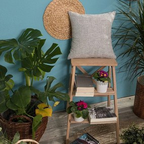 Μαξιλαροθήκη Διακοσμητική Savona 04 Grey Teoran 43X43 Cotton-Polyester