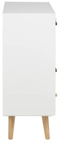 Σιφονιέρα Oakland E104, Άσπρο, Με συρτάρια, 81x70x32cm, 15 kg, Μερικώς συναρμολογημένο, Ξύλο: Πεύκο | Epipla1.gr