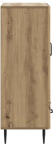 vidaXL Πλαϊνό γραφείο Artisan Δρυς 66 x 34,5 x 95 εκ.