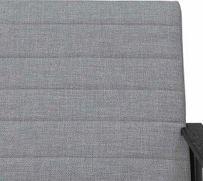 vidaXL Πολυθρόνα Ανοιχτό γκρι 59 x 75 x 78 εκ ύφασμα