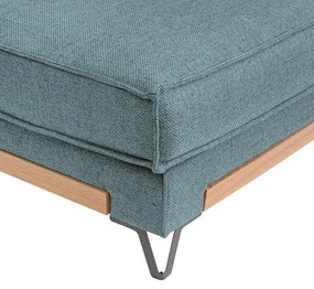 Γωνιακός Καναπές Loftio Fylliana Δεξιά γωνία Mint χρώμα 280x220x95εκ 280x220x95 εκ.
