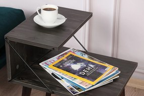 Κομοδίνο Σκούρο Καφέ CRARA 50x40x55