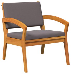 vidaXL Καρέκλες Κήπου 2 τεμ 59,5x70,5x72,5 εκ Μασίφ ξύλο ακακίας