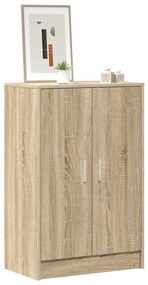 vidaXL Παπουτσοθήκη Sonoma Δρυς 60 x 35 x 92 εκ. από Επεξ. Ξύλο