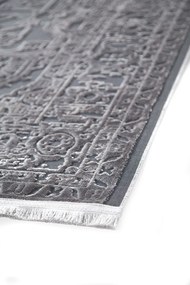 Χαλί Lotus Summer 2927 BLACK GREY Royal Carpet - 200 x 300 cm - 16LOTS2927BG.200300