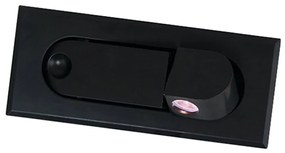Φωτιστικό Τοίχου - Απλίκα H43 Led 1Χ3W Black Matt Metal,Aluminum