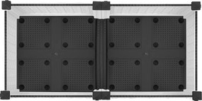 vidaXL Κήπος Γλαστράκι με Ροδάκια Λευκό 80 x 40 x 33 cm PP