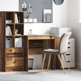 vidaXL Γραφείο Γραφής Παλιό ξύλο MDF 70 x 50 x 76 εκ. Απλό