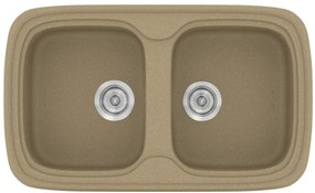 Sanitec Classic 312 Metallic Cream Νεροχύτης