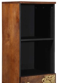 vidaXL Πλαϊνό γραφείο καφέ μελί 38 x 33.5 x 160 εκ Μασίφ ξύλο μάνγκο