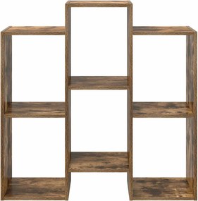 vidaXL Πλαϊνό γραφείο Καπνιστό Δρύς 90 x 30 x 90 cm