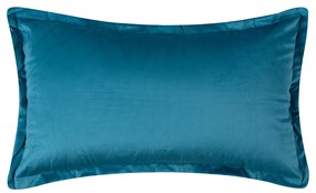 Βελουτέ Διακοσμητική Μαξιλαροθήκη (35x60) Silk Fashion A804 Πετρόλ