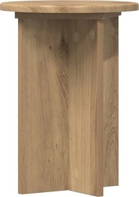 vidaXL Βάση φυτών 2 pcs Artisan Δρυς Ø29,5 x 40 εκ. Επεξεργασμένο Ξύλο