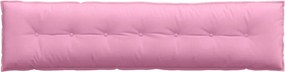 vidaXL Μαξιλάρι Πλάτης Ροζ 200 x 19 x 50 εκ ύφασμα