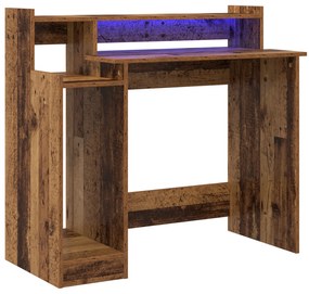 vidaXL Γραφείο Παλιό ξύλο 97 x 45 x 90 εκ. Επεξεργασμένο ξύλο