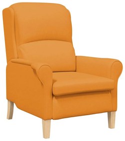 vidaXL Πολυθρόνα Σκούρο κίτρινο 76 x 94 x 102 εκ. ύφασμα