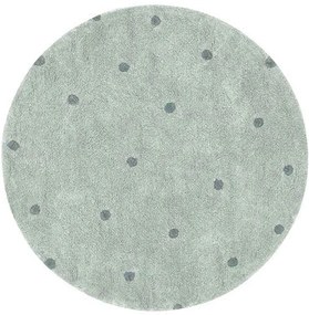 Χαλί Παιδικό LOR-C-RDOT-BSG Dot Blue Sage 140X140 Round Lorena Canals 140X140cm Round