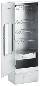 vidaXL Φούρνος Καπνίσματος 44,5 x 29 x 124 εκ. με Πριονίδι 1 κ.