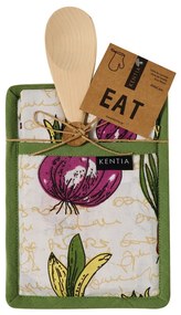 Σετ Κουζίνας Mestolo 251 Με Κουτάλα (Σετ 3τμχ) Multi Kentia 100% Cotton