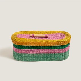 Καλάθι από Tam Dao Cayiri Πολύχρωμο 40x15x16 cm