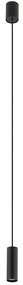 Φωτιστικό Οροφής Fourty S 10765 5.5x130cm 10W 1xGU10 Black Nowodvorski
