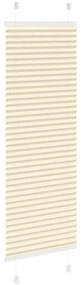 Πλισέ περσίδα Κρέμα 50x100 cm Πλάτος υφάσματος 49,4 cm 4015269