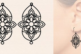 Σετ των 3 Intra απο ξύλο plywood 3mm-4mm πάχος – Ξύλινα σκουλαρίκια Spring Δίασταση 5x5 cm INTRAFABR-118635930