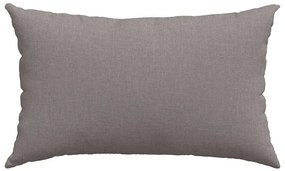vidaXL Μαξιλάρι Καναπέ 2 pcs Taupe 50 x 30 cm ύφασμα