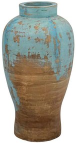 Βάζο 957-125-002 28x50cm Veraman-Brown Κεραμικό