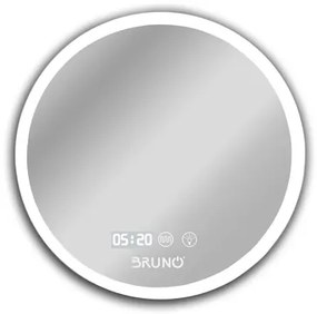 BRUNO καθρέφτης μπάνιου LED BRN-0192, στρόγγυλος, 24W, Φ70cm, IP67
