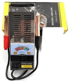 9614285418693 Αναλογικό Battery Tester με Κροκοδειλάκια