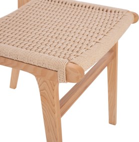 ΚΑΡΕΚΛΑ IGNACIO RUBBERWOOD ΣΧΟΙΝΙ ΦΥΣΙΚΟ HM9330.01 50X60X87Υεκ.