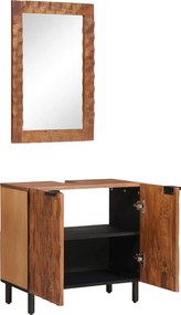 vidaXL Σετ Μπάνιου 2 τμχ. Καφέ Ακακία 62 x 33 x 58 εκ.