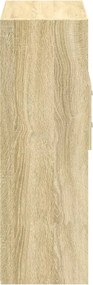 vidaXL Ντουλάπι Sonoma Δρυς 80x42,5x124 εκ. από Επεξεργασμένο Ξύλο