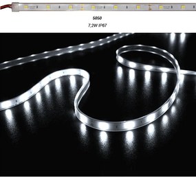 Adeleq Ταινία Led 5 Μέτρα 12Vdc 7.2W Και 30Led Ανά Μέτρο Ip67 Ψυχρό 30-3412220