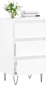 vidaXL Συρταριέρα Λευκή 40 x 35 x 70 εκ. από Επεξεργασμένο Ξύλο