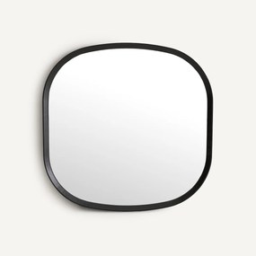 Τετράγωνος καθρέφτης από μασίφ δρυ, 80 εκ., Orion