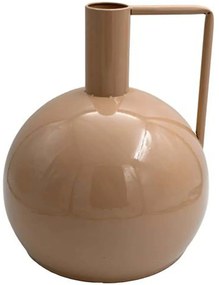 Βάζο 168-125-043 27x31cm Beige Μέταλλο