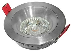 Χωνευτό Σποτ Οροφής WL-46010 MR16 Αλουμ.Στρογγυλό.Κοίλο Βαθύ Σταθερό 21-4601066 Lumen-21-4601066-Ασημί 21-4601066