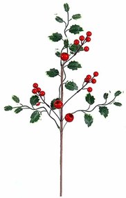 Κλαδί Με Berries 00.11.99195 49cm Green-Red