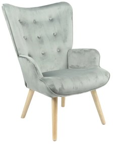 Πολυθρόνα - Μπερζέρα Fluffy 255-000025 75x69x96cm Grey-Natural