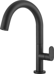 Armando Vicario Slim Black Matt 500040 – Μπαταρία νιπτήρα ψηλή μαύρη