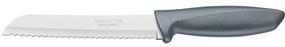 Μαχαίρι Ψωμιού Plenus TR23422068 20cm Από Ανοξείδωτο Ατσάλι Silver-Grey Tramontina Stainless Steel