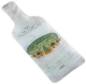 Πιατέλα Μπουκάλι Chateau Greg (Σετ 6τμχ) Int8521 26,5X9,5cm White-Multi Espiel Γυαλί