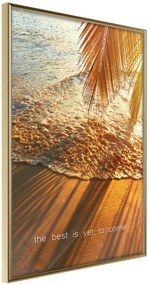 Αφίσα - Beach of Dreams - 30x45 - Χρυσό - Χωρίς πασπαρτού