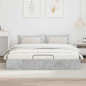 vidaXL Κρεβάτι Οθωμανικού Τύπου Σκυρόδεμα 180 x 200 cm