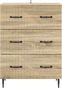 vidaXL Ντουλάπι με Συρτάρια 66 x 34,5 x 89,5 εκ Επεξεργασμένο Ξύλο