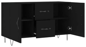 vidaXL Ντουλάπι Μαύρο 100x36x60 εκ. από Επεξεργασμένο Ξύλο