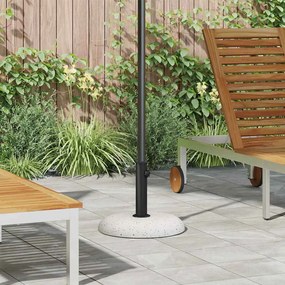 vidaXL βάση ομπρέλας  για πόλους 37/42/52/58mm, λευκό τσιμέντο 20kg