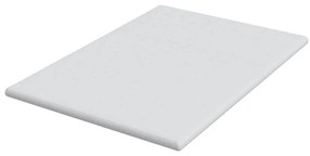 vidaXL Στρώματα Λευκό 140 x 190 cm 100% ύφασμα πολυεστέρα με τζακάρ